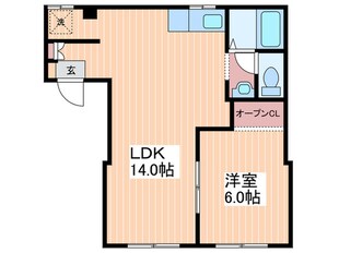 桜尾ハイツの物件間取画像